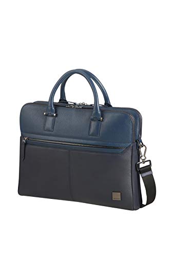 SAMSONITE Senzil - Slim Ventiquattrore, 38.5 cm, 11 liters, Blu (Blue)