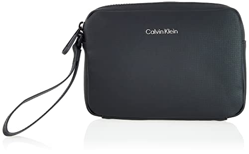 Calvin Klein Beauty Case Uomo Ck Must Pique Compact Case Piccolo, Nero...
