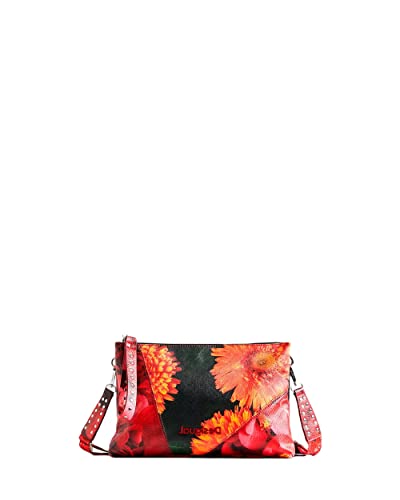 Desigual Bols_Sunset Patch Do, Across Body Bag Donna, Colore: Rosso,...