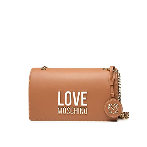 Love Moschino JC4099PP1GLI0, Borsa a Spalla, Donna, Cammello, Taglia...