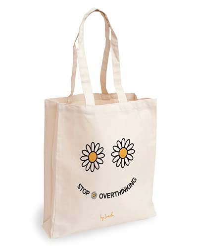 Loxato Borsa Shopper Donna - Tote Bag Tela - Shopper Borsa - Borsa...