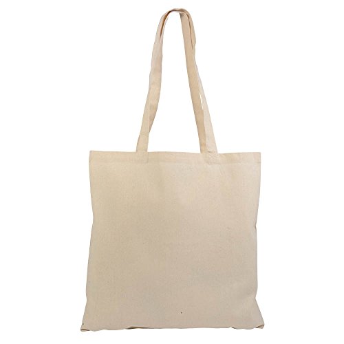 Imbalshopper CONFEZ. 10 PEZZI BORSE SHOPPER COTONE NATURALE - CM 38x42