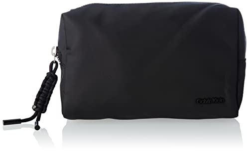 Calvin Klein Nylon Washbag, Altro SLG Donna, CK Nero, OS