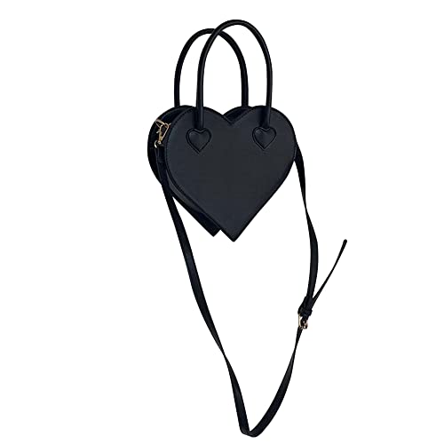 YIGEBAG Borsa a mano da donna, borsa a tracolla con cuore, borsa a...