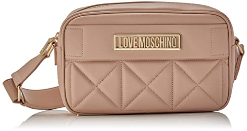Love Moschino Borsa Soft Pu Nude, BORSA A SPALLA Donna, Rosa Carne,...