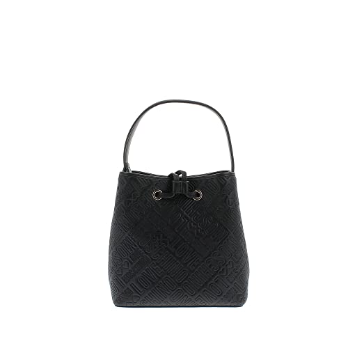Love Moschino Borsa Pu Embossed (Logo) Nero, BORSA A SPALLA Donna,...