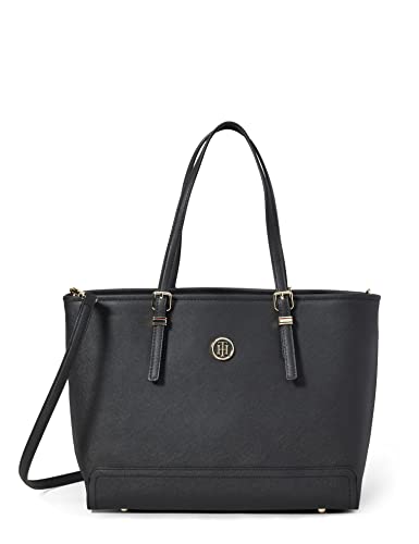 Tommy Hilfiger Borsa a Tracolla, Donna, Nero (Black), 13 x 32 x 48 cm