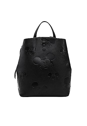 Desigual, Back_ALL MICKEY 23_SUMY 2000 BLACK Donna, Nero, Taglia unica