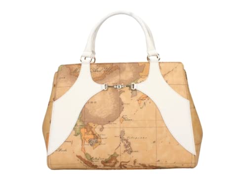 BORSA A MANO CON TRACOLLA GEO MIRA ALVIERO MARTINI 1 CLASSE BIANCO...