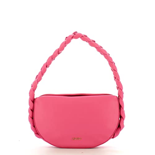 Borsa a tracolla con logo monogram Dark Rose