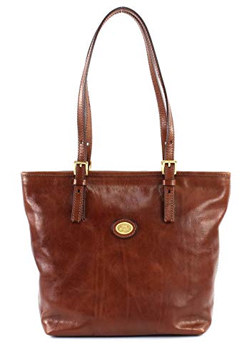 The Bridge Borsa Shopper Story Donna in Pelle Marrone 049015/01/14,...