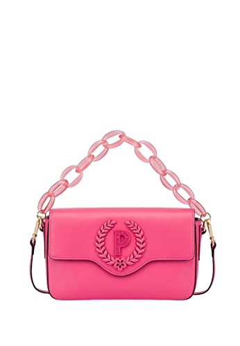 Pollini BORSA SOFT PLAIN PU FUCSIA