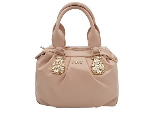 Borsa Liu-jo bauletto satchel M a mano/tracolla in ecopelle rosa...