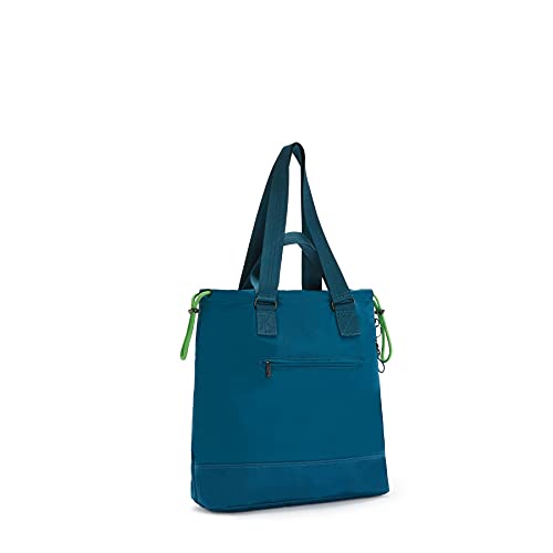 Kipling DEEPA, Borsa con Manico Lungo Donna, Warm Teal STR...