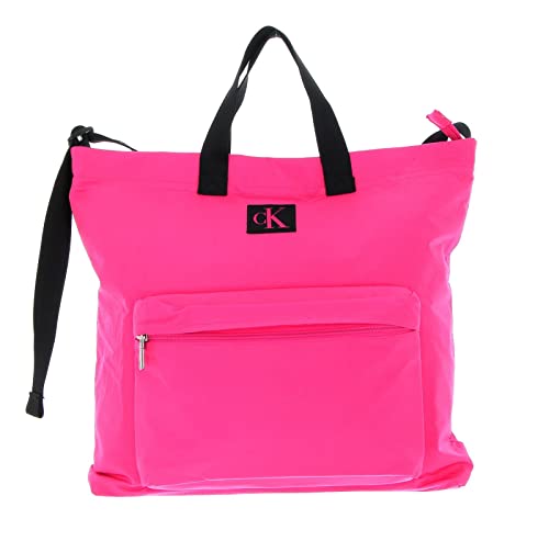 Calvin Klein CkJ City Nylon Tote Bag Pink Flash
