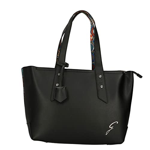 Gattinoni Borsa a spalla Roma in eco pelle nera. Presenta al suo...