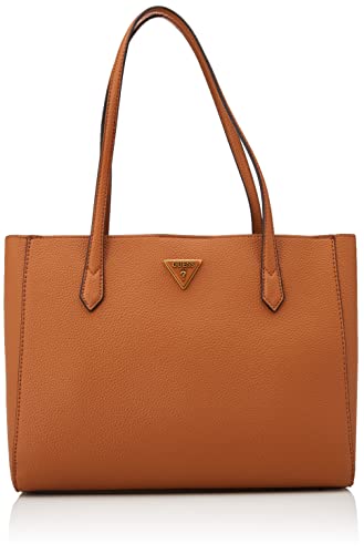Guess Downtown Chic TURNLOCK Tote, Borsa Donna, Cognac
