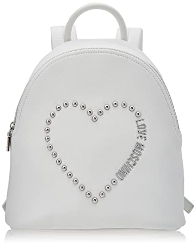 Love Moschino Borsa a Spalla da Donna, Bianco, Taglia Unica