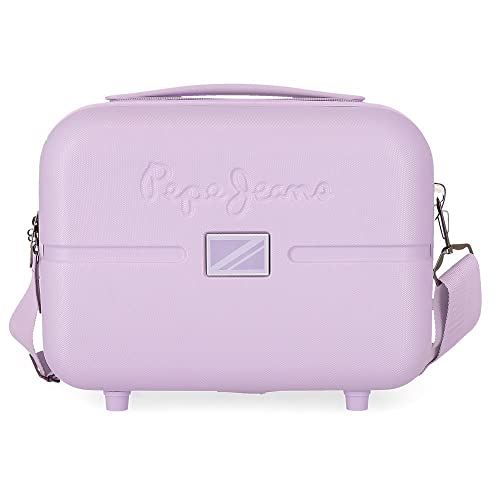 Pepe Jeans Accent Borsa da toilette adattabile con tracolla viola...