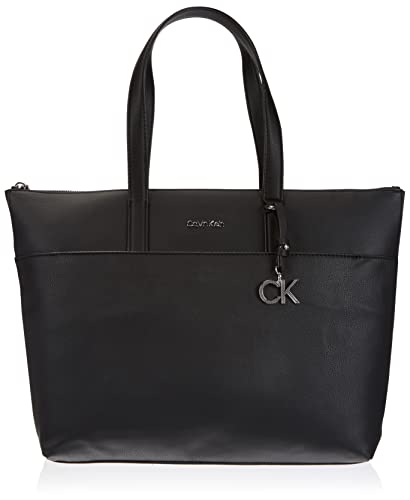 Calvin Klein Must Shopper LG W/Tasca Donna, CK Black, Medium