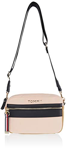 Tommy Hilfiger, CROSSOVER NYLON Donna, Cameo/Nero, OS
