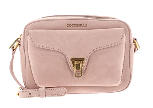 Coccinelle Beat Suede Borsa a tracolla rosa