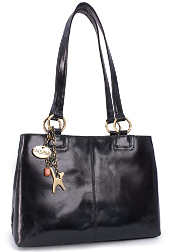 Catwalk Collection Handbags - Vera Pelle - Borsa a Spalla/Borse a...