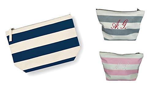Pochette Beauty Case Borsa Multiuso Donna Personalizzabile con Ricamo...