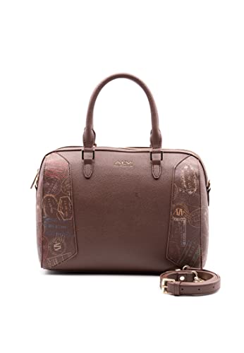 ALV by Alviero Martini - Borsa bauletto con tracolla in pvc per donna...
