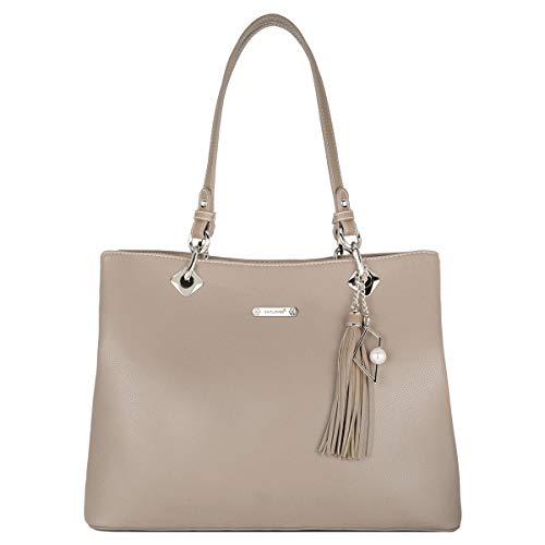 David Jones - Grande Borsa a Spalla Donna PU Pelle Morbida - Borsa...