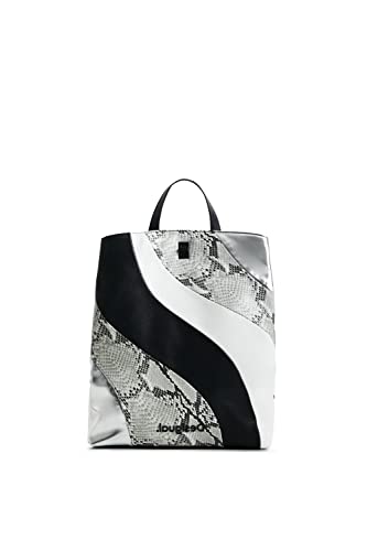 Desigual, Back_Patch PSICO SNAKE SU 2000 BLACK Donna, Nero, Taglia...