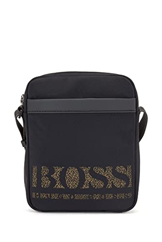 BOSS Magnified_NS - Borsa da uomo con cerniera, Black1, ONESI
