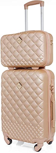 CABIN GO 5590 Set 2 Valigie Trolley Viaggio Rigide ABS, Bagaglio a...