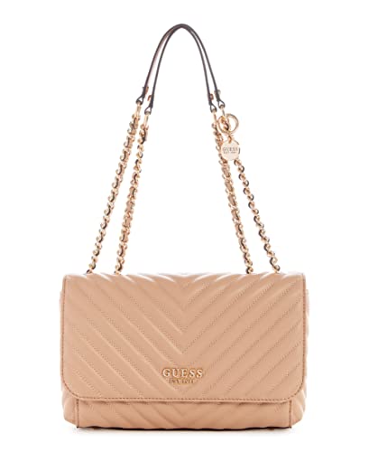 Guess Keillah - Borsa a tracolla, 27 cm, beige., Taglia unica