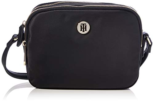 Tommy Hilfiger Poppy Crossover, Borse Donna, Nero, One Size