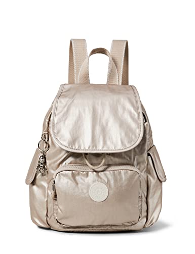 Kipling City Pack Mini, Zaino Donna, Argento (Metallic Glow), Taglia...