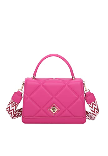 QUEEN HELENA Borsetta a Mano Rigida Borsa Piccola con Tracolla Casual...