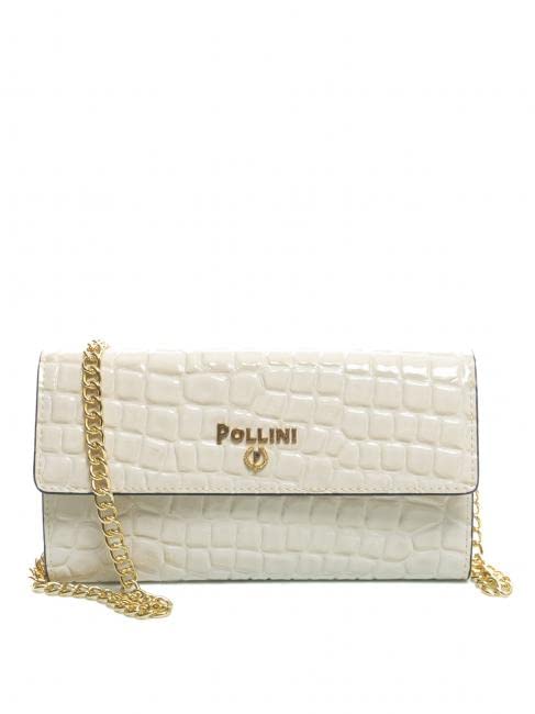 Pollini SC5501PP1GSI111A, Portafogli Donna, Avorio, Unica