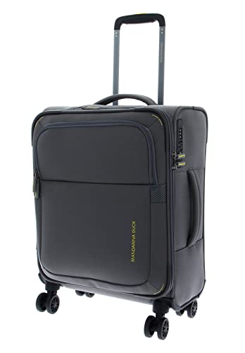 Mandarina Duck Smile & Go - Trolley Cabin Soft, Grigio (Steel),...