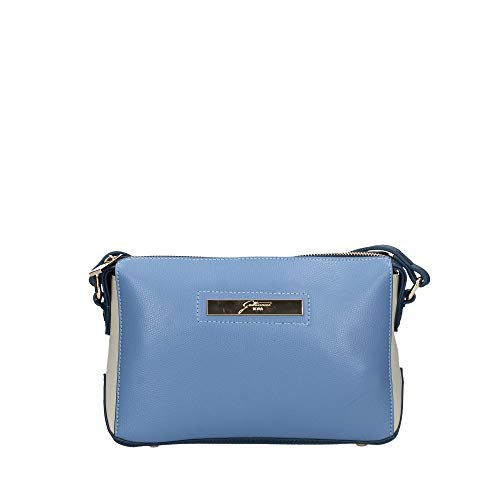 Gattinoni Roma cod.BENNR7521WVPCB2 Crossbody Bag PU Blue 23x8xh16 CM...