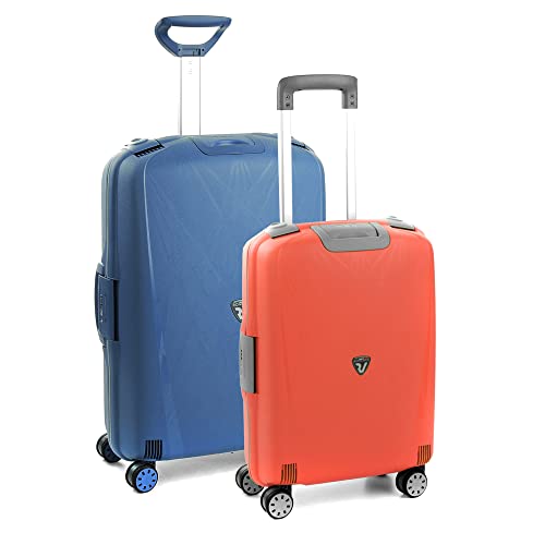 RONCATO Light, Bagagli Set Di Unisex Adulto, Blu E Arancione, rigidi e...