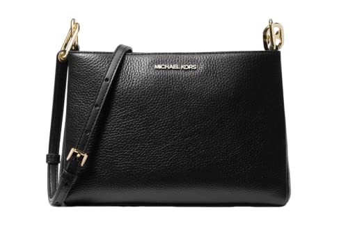 Michael Kors Trisha Leather Medium Triple Compartment Crossbody...