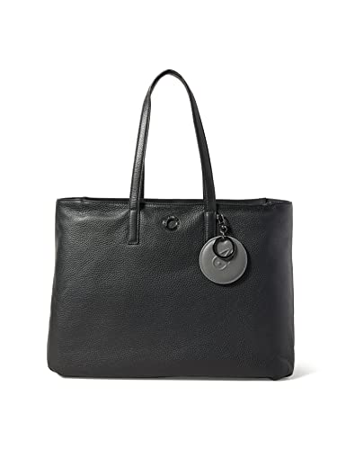 Mandarina Duck Mellow Leather, Borsa a Tracolla Donna, Nero (Nero),...