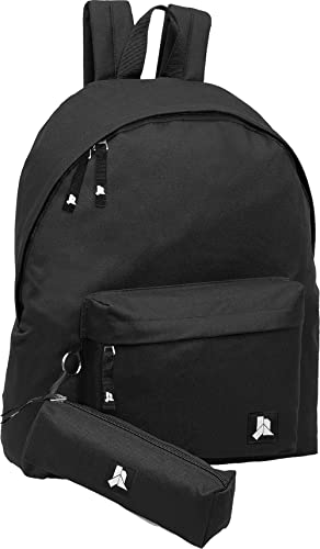 Julian Ross JR3007 Nero Zaino Con Astuccio Scuola Media, Elementare e...