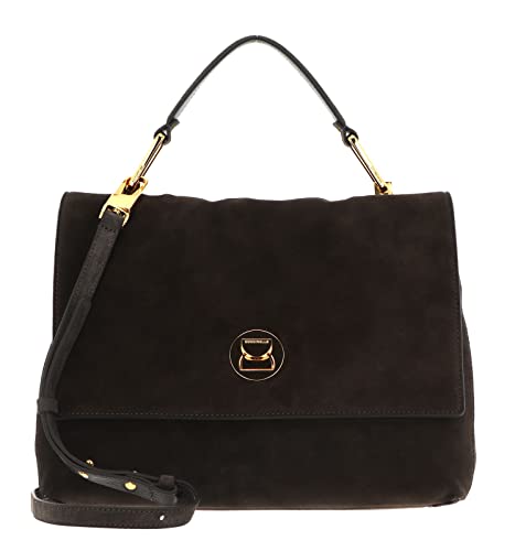 Coccinelle Liya Suede Handbag Bark/Bark