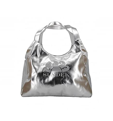 Sundek MAXI BORSA MARE AW417ABPU7LA083LA DONNA AGENTO Argento UNICA
