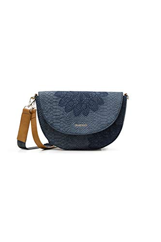 Desigual PU Across Body Bag, Donna, Blu, U