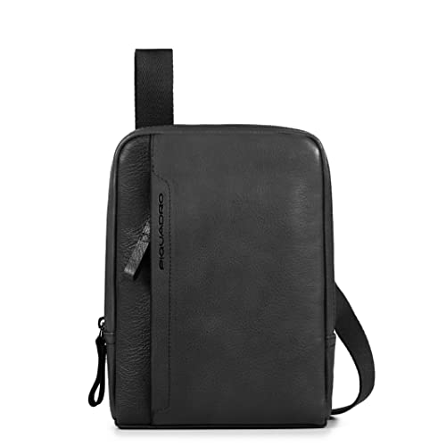 Piquadro Pan Portamonete, 24 cm, Nero