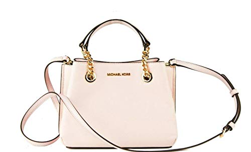 Michael Kors Teagen Small Messenger Crossbody Pebble Leather (Powder...