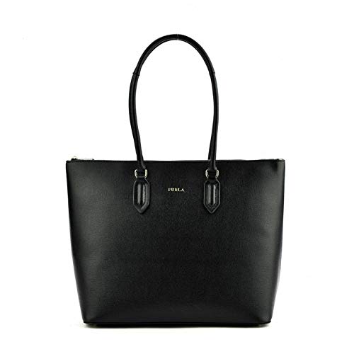 BORSA FURLA PIN M TOTE SHOPPING BAG 942282 ONYX